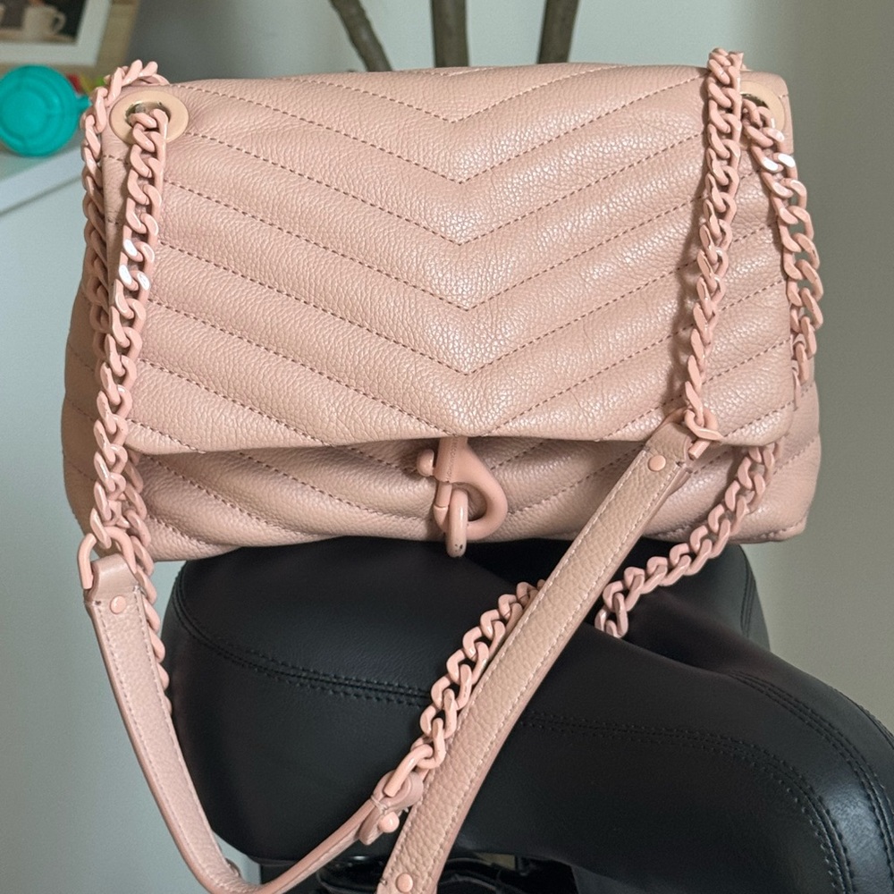 Baby pink Rebecca Minkoff shoulder/crossbody bag